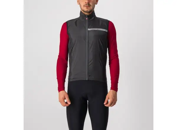 Castelli Squadra Stretch Herrenweste light black/dark gray