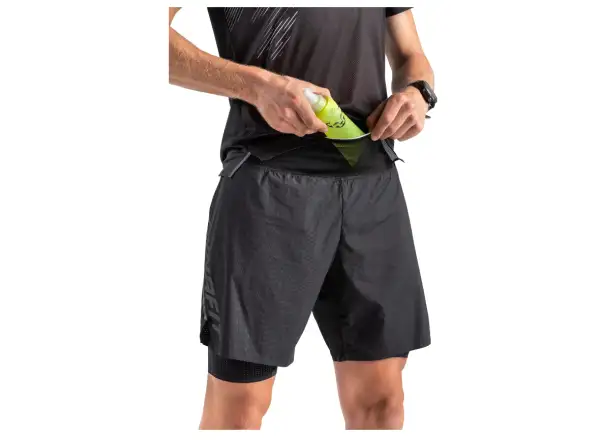 Dynafit DNA Ultra 2v1 Herren-Laufshorts Pink Glo.