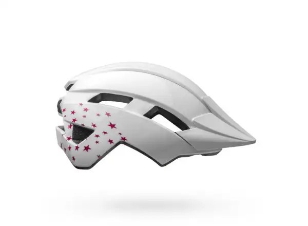 Bell Sidetrack II Youth Kinderhelm White Stars