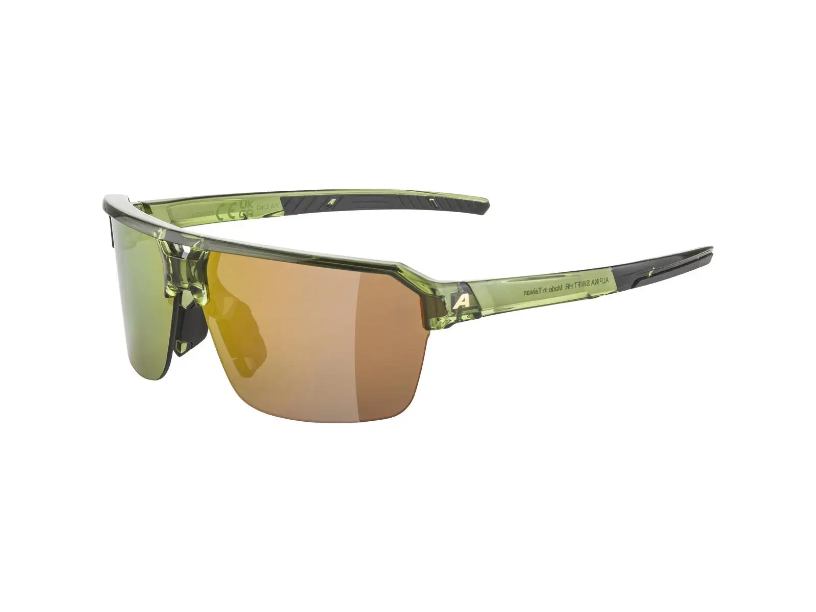 Alpina Swift HR Brille Green Transparent Gloss