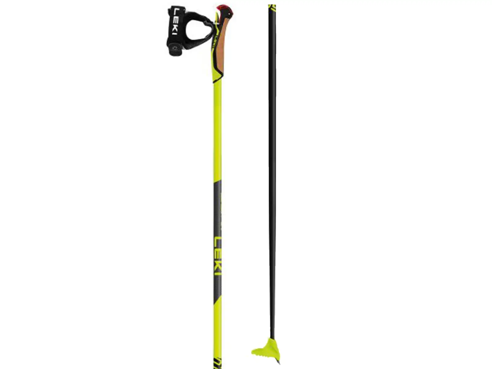 Leki PRC 650 Stöcke Skilanglauf Stöcke neon gelb/schwarz