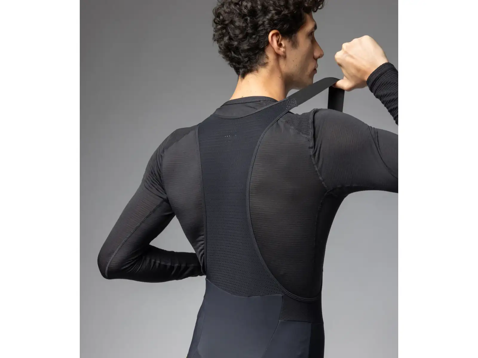 Alé R-EV1 Speedfondo Plus Herren Winterhose mit Trägern und Einsatz Black