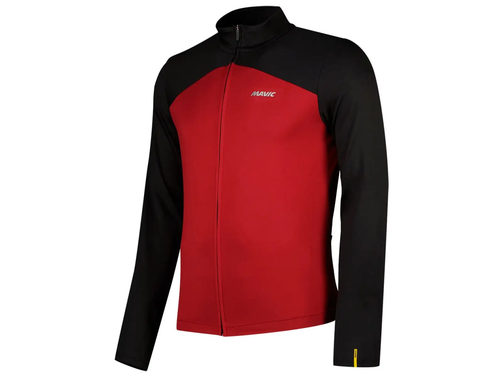 Mavic Cosmic Thermo Herren Langarmtrikot Thermo Schwarz/Biking Rot