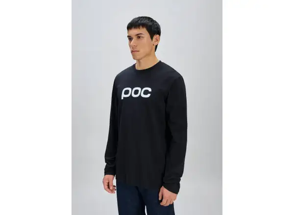 POC L/S Tee Langarm-T-Shirt Uranium Black