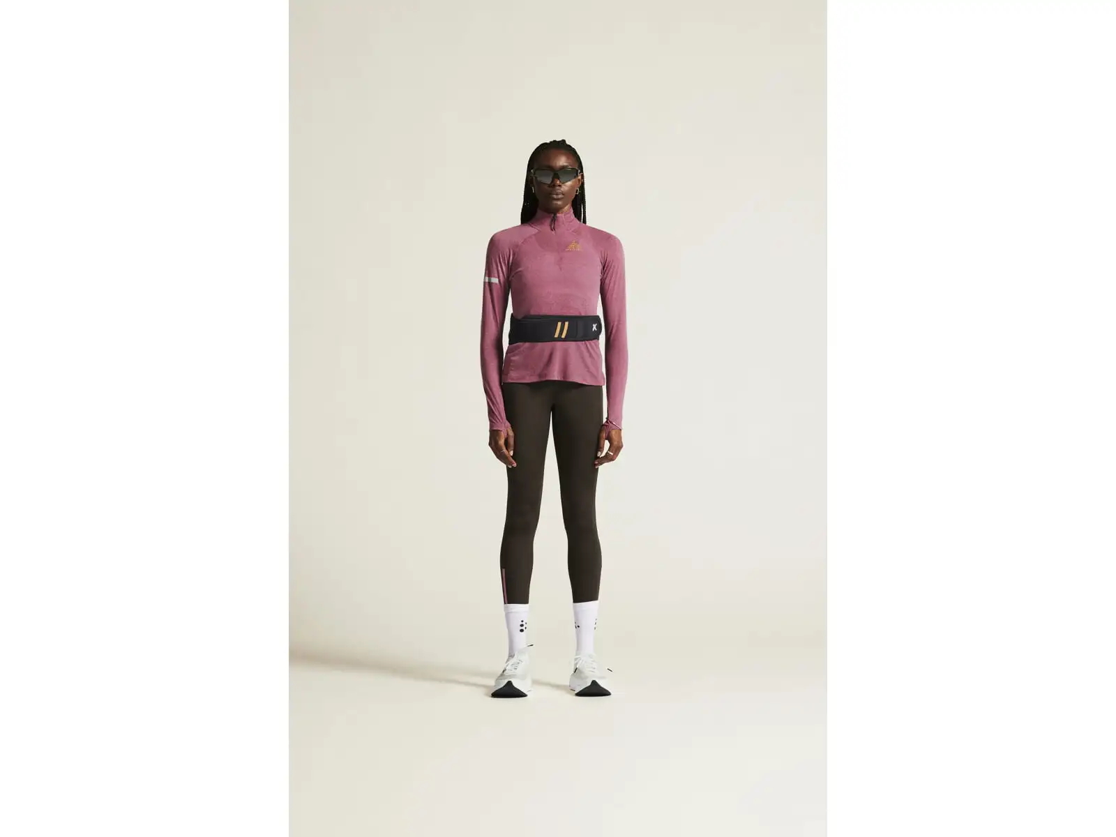 Craft ADV SubZ Wool Damen-Laufshirt Langarm Pink