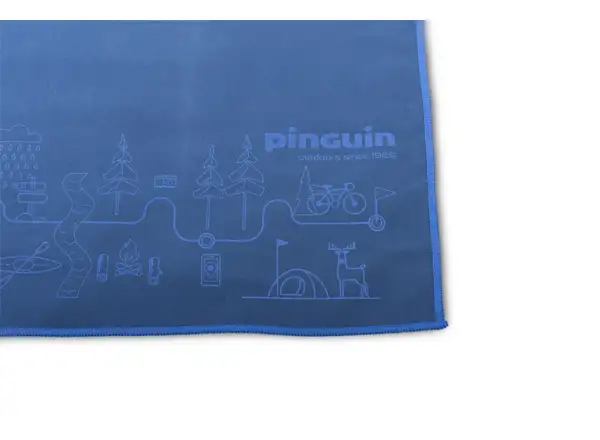 Pinguin Handtuch L Größe navy