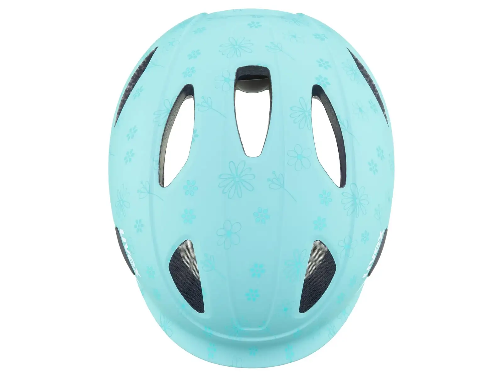 Uvex Oyo Style Kinderhelm Blumen/Cyan Matt
