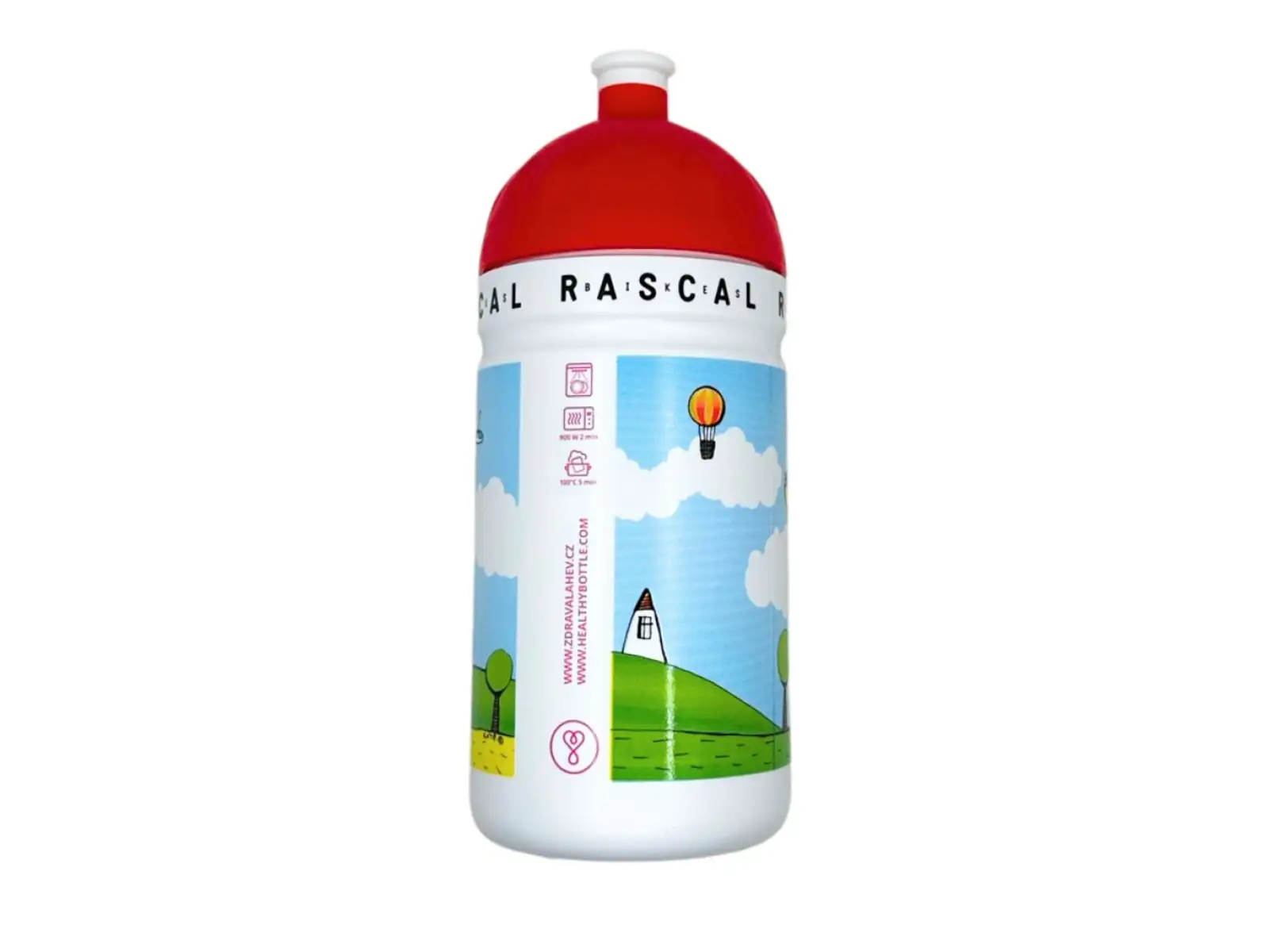 Rascal Kinderflasche 0,5 l rot