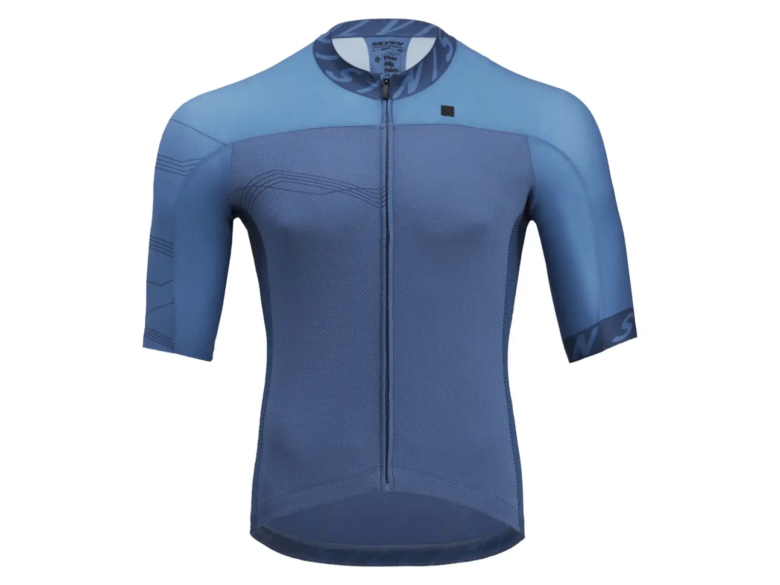 Silvini Stelvio Herren Kurzarmtrikot blau/navy