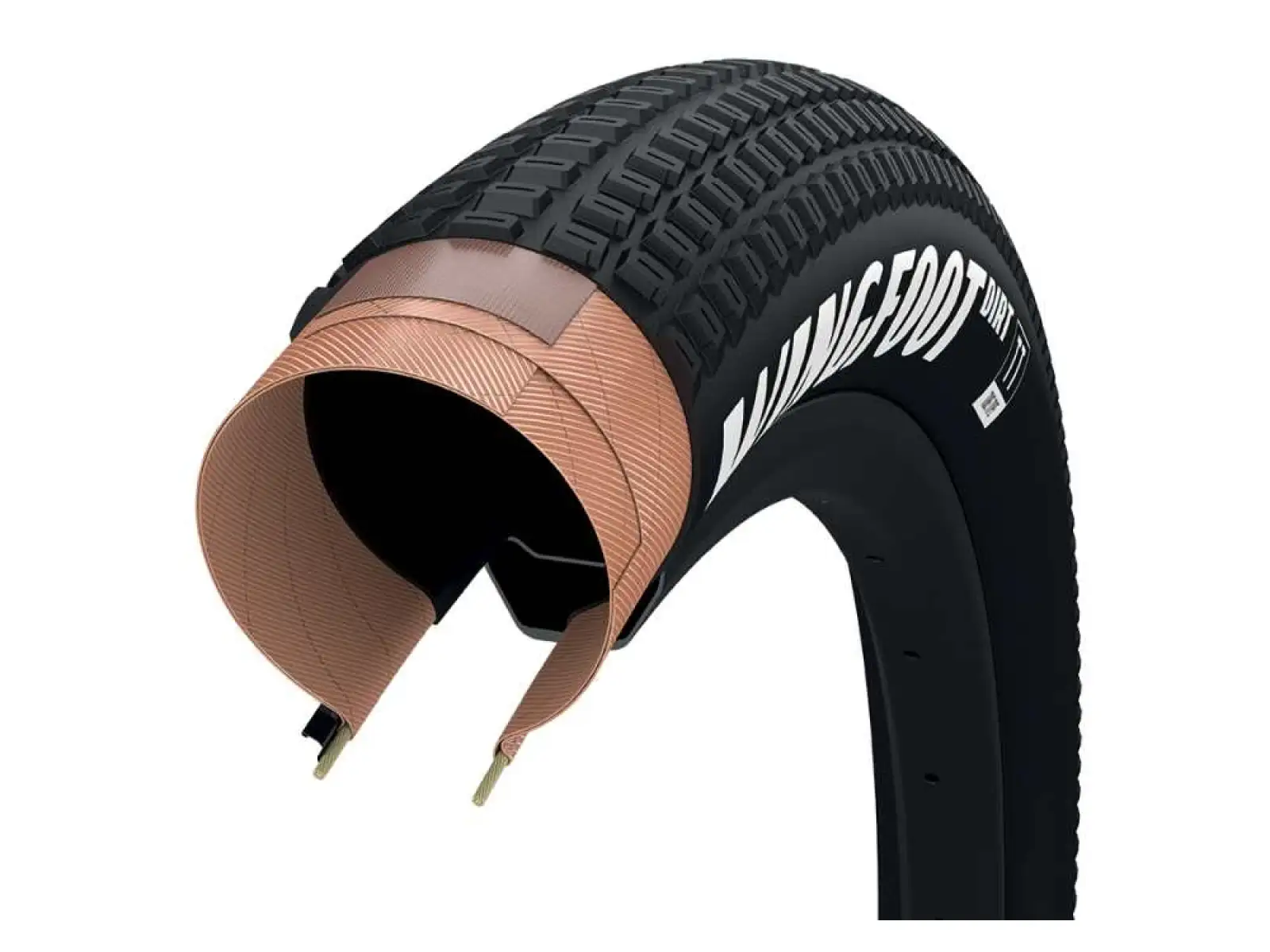 Goodyear Wingfoot Dirt MTB Reifen 26x2.2 Schwarz