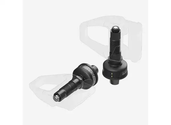 Favero Assioma Duo mit Shimano Achsen und Wattmessung