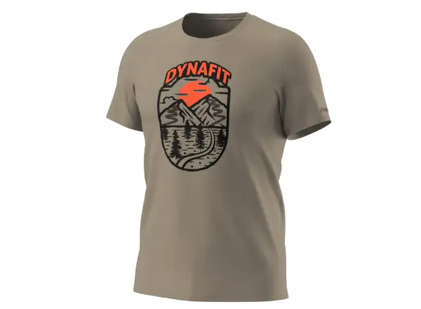 Dynafit Graphic Cotton Herren T-Shirt Kurzarm Fallen Rock/Horizon