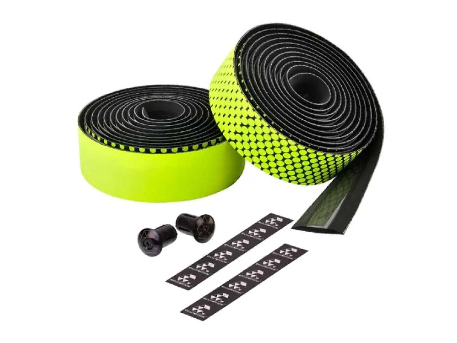 Ciclovation Advanced Leather Touch Lenkerband schwarz/gelb neon