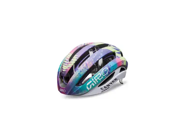 Giro Aries Spherical Helm Mattweiß/schwarz Canyon/SRAM