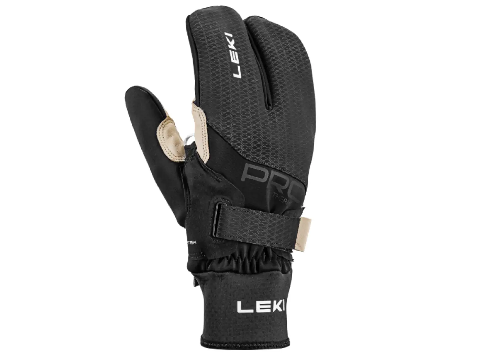 Leki PRC Premium ThermoPlus Shark Lobster Langlaufhandschuhe Black-Sand