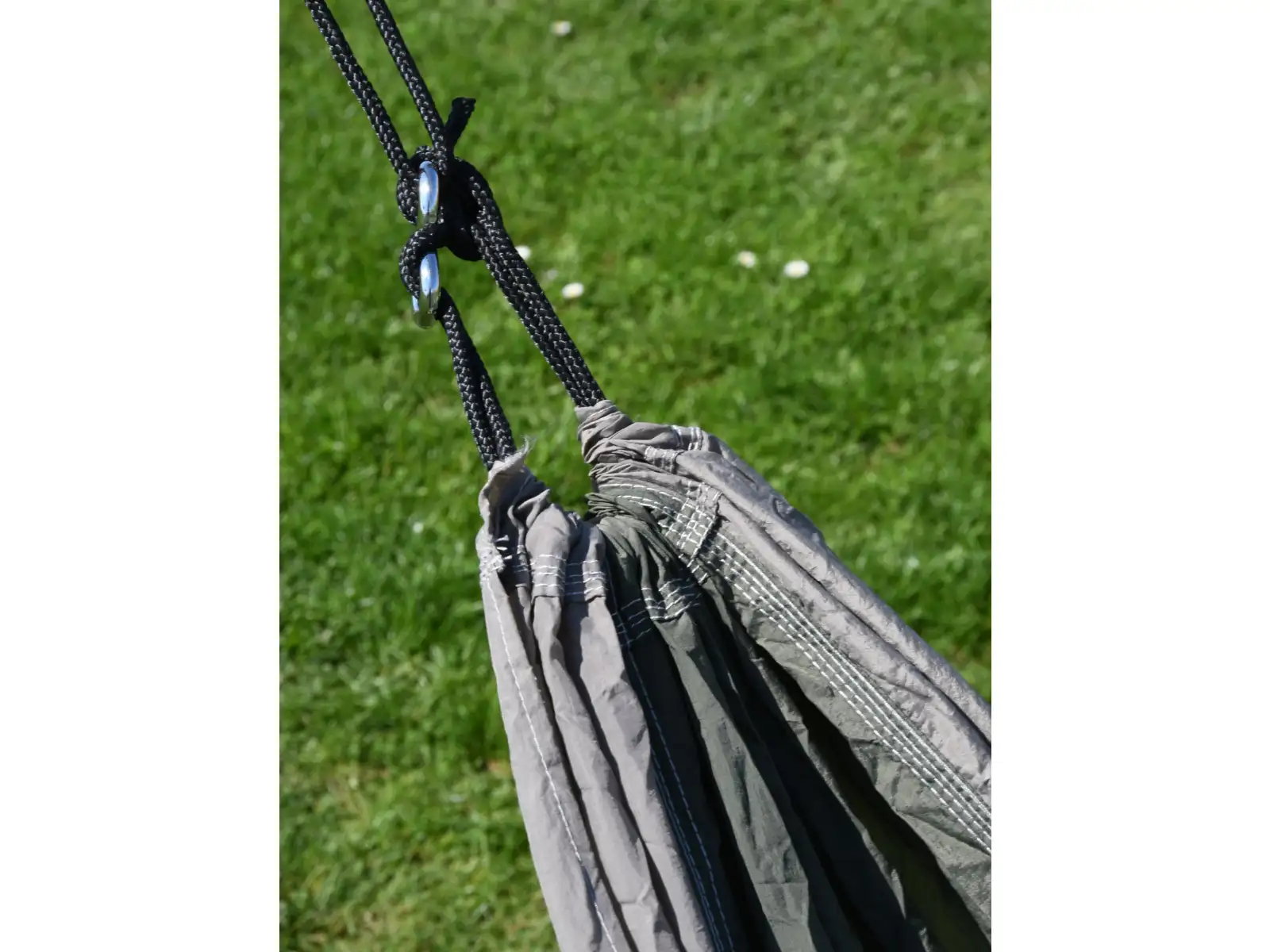 Cattara Hängematte aus Nylon in Grün-Braun