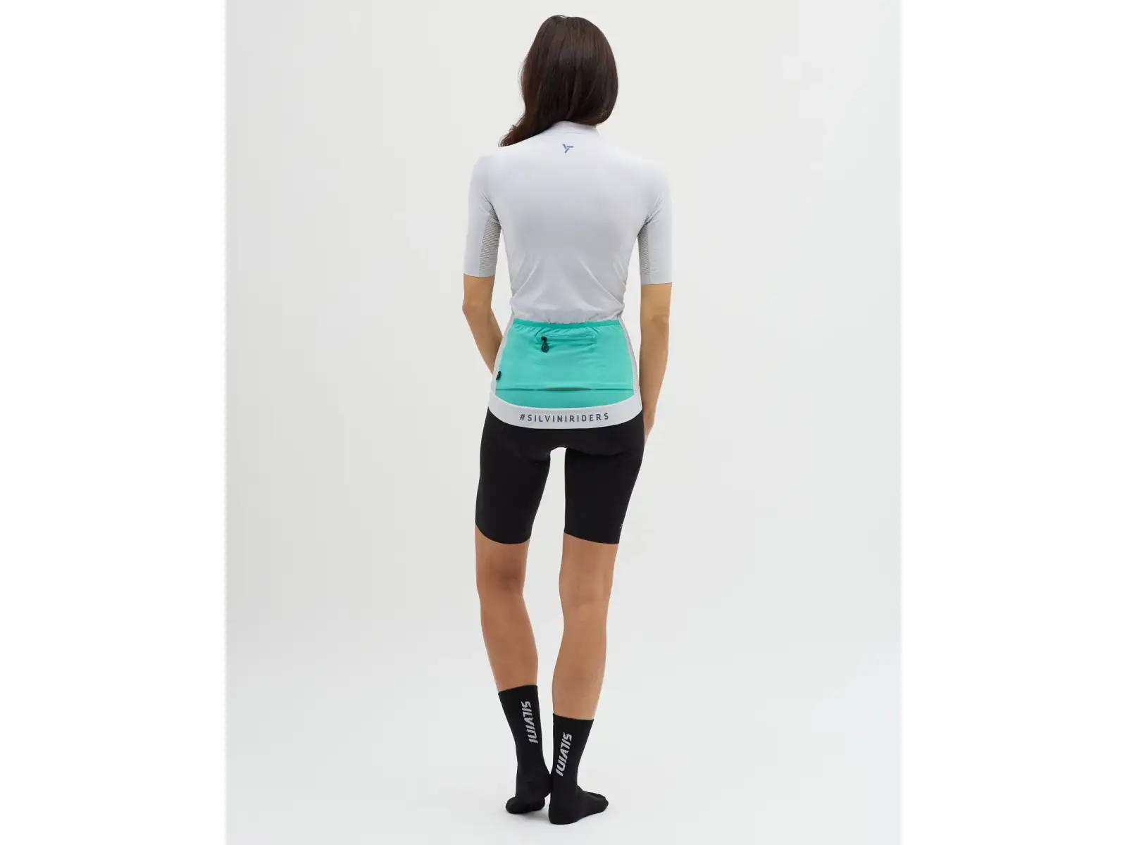 Silvini Mazzana Damen Trikot Kurzarm Cloud/Ocean