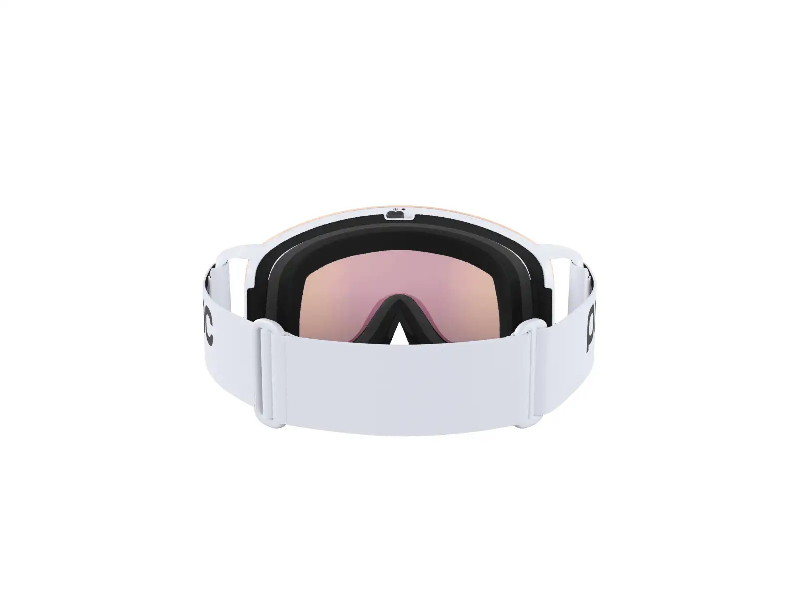 POC Nexal Skibrille Hydrogen White/Partly Sunny Orange