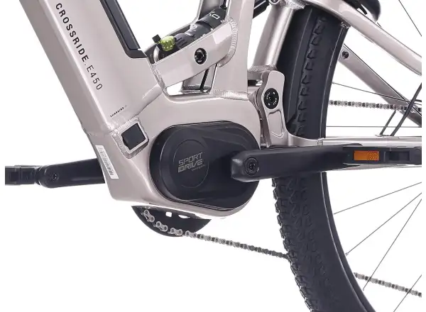 Rock Machine Crossride e450 FS Tiefeinsteiger E-Fully Sand Grey/Black