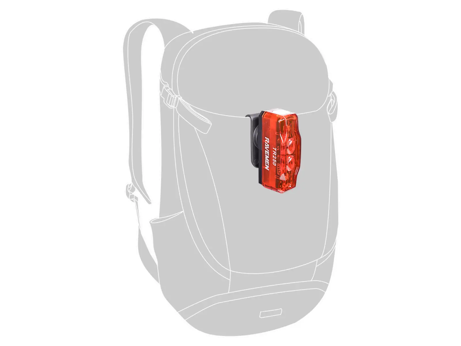 Ravemen AMB12 Halter zur Befestigung des Lichts am Rucksack