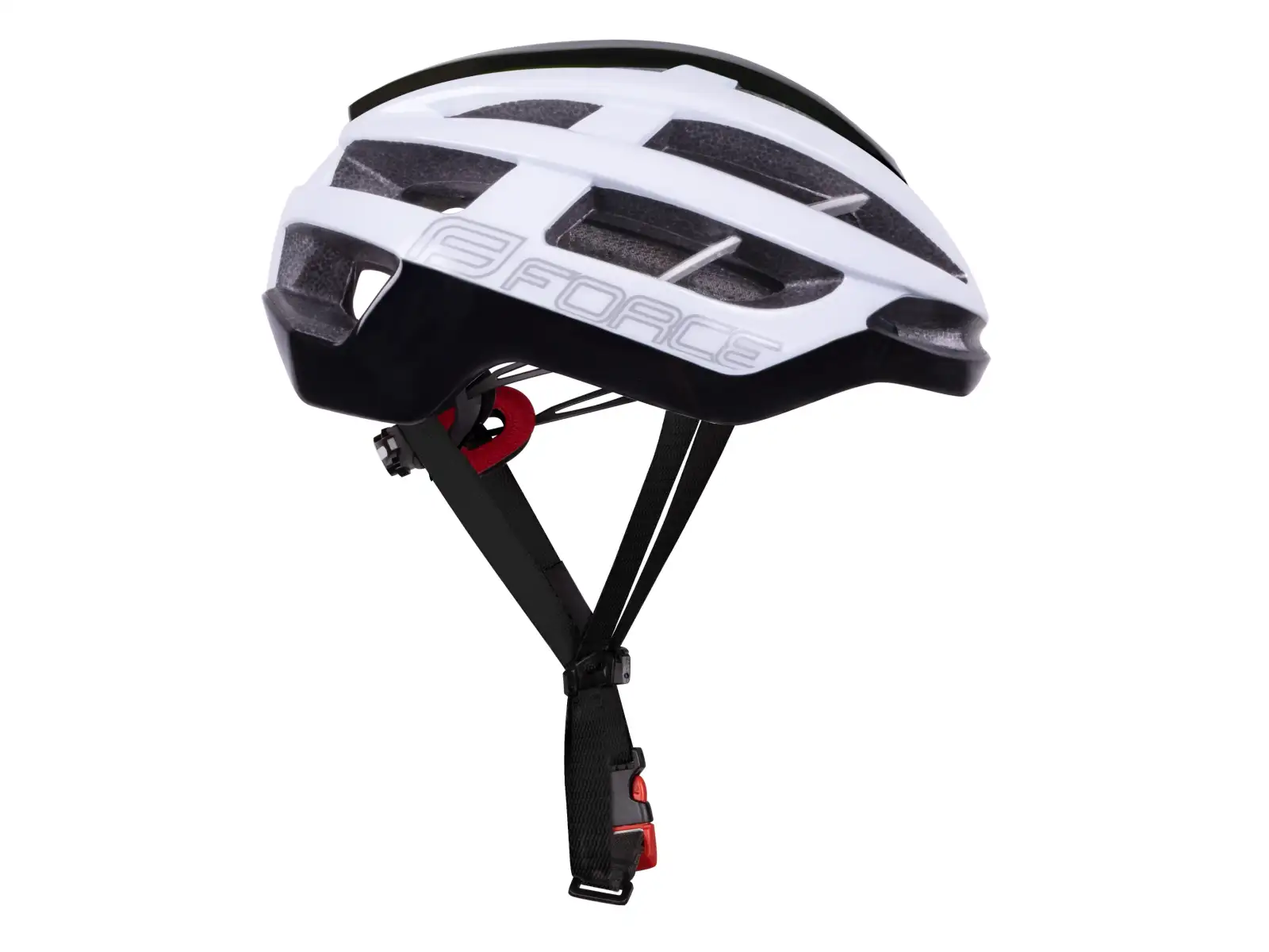 Force Lynx Helm in weiß/schwarz