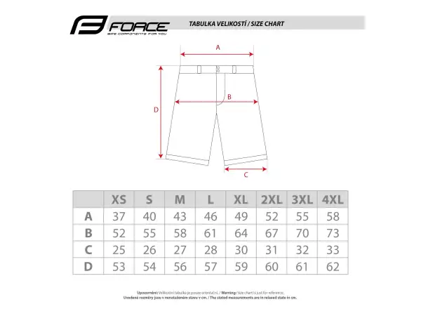 Force Mount Herren MTB Shorts ohne Einsatz schwarz