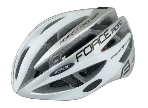 Force Road Helm weiß/grau