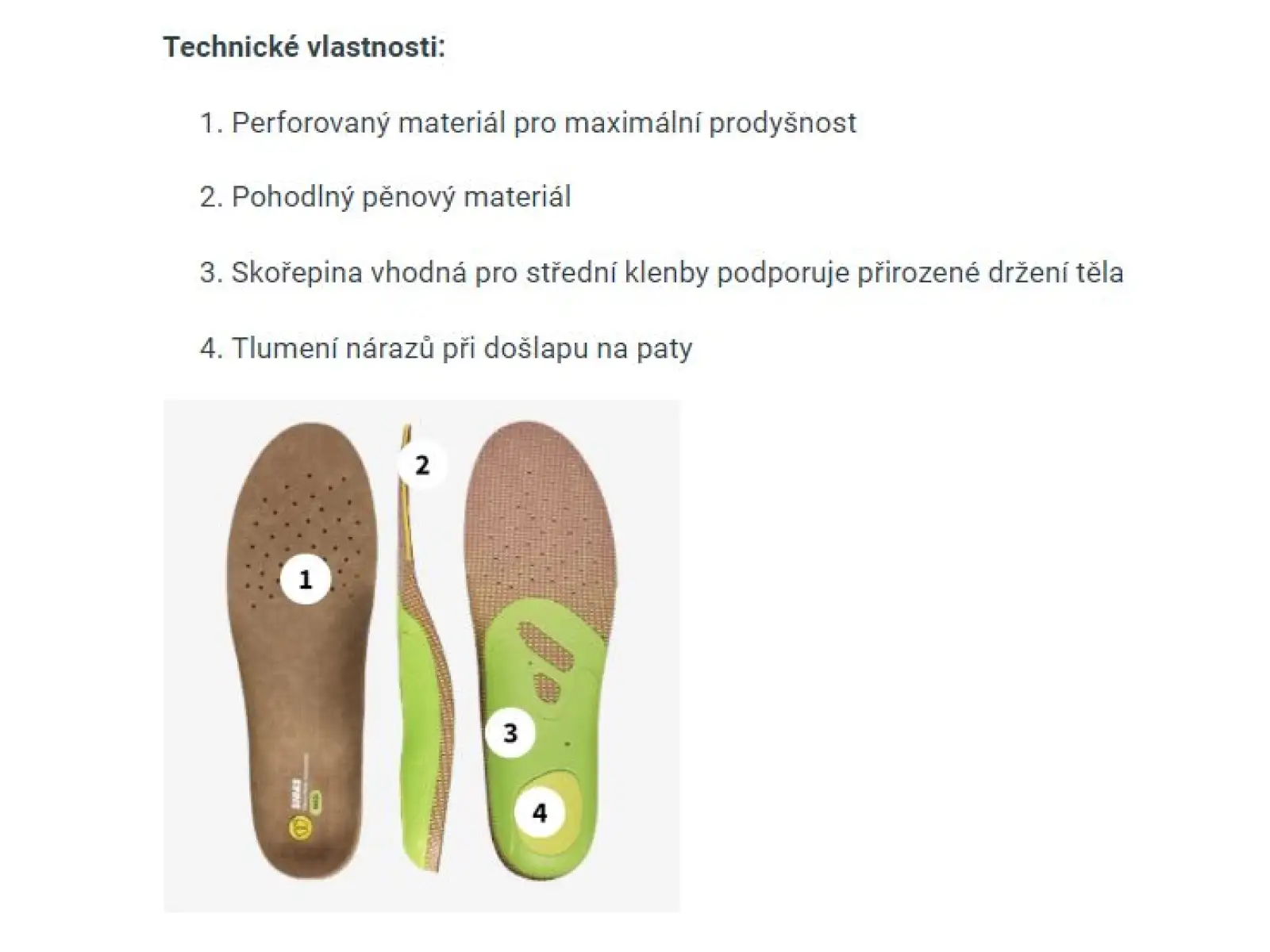 Sidas 3Feet Outdoor Mid  Einlegesohlen für mittlerem Fußgewölbe, 1 Paar