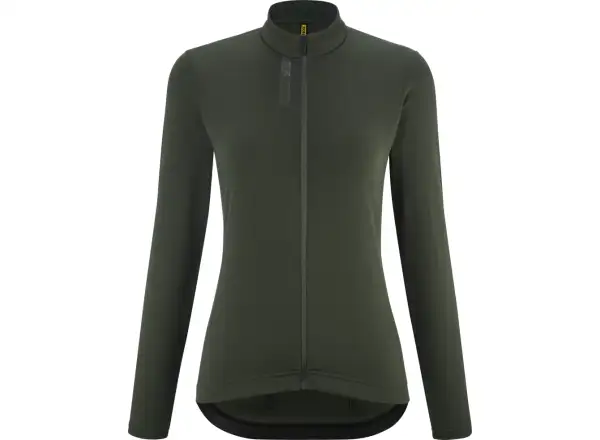 Mavic Aksium Thermo Damen-Trikot Langarm Christmas Green