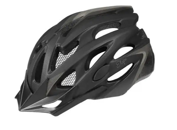 Etape Venus Fahrradhelm schwarz/Titan Matt