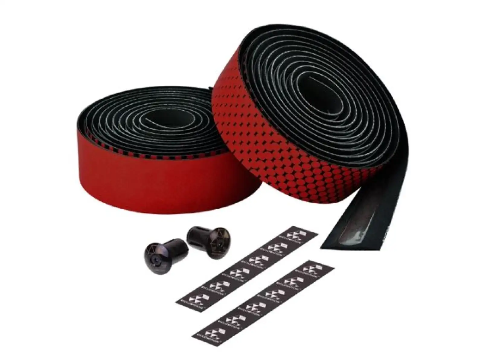 Ciclovation Advanced Leather Touch Lenkerband Schwarz/Rot