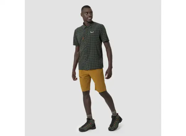 Salewa Puez Dry Herrenhemd Dark Olive