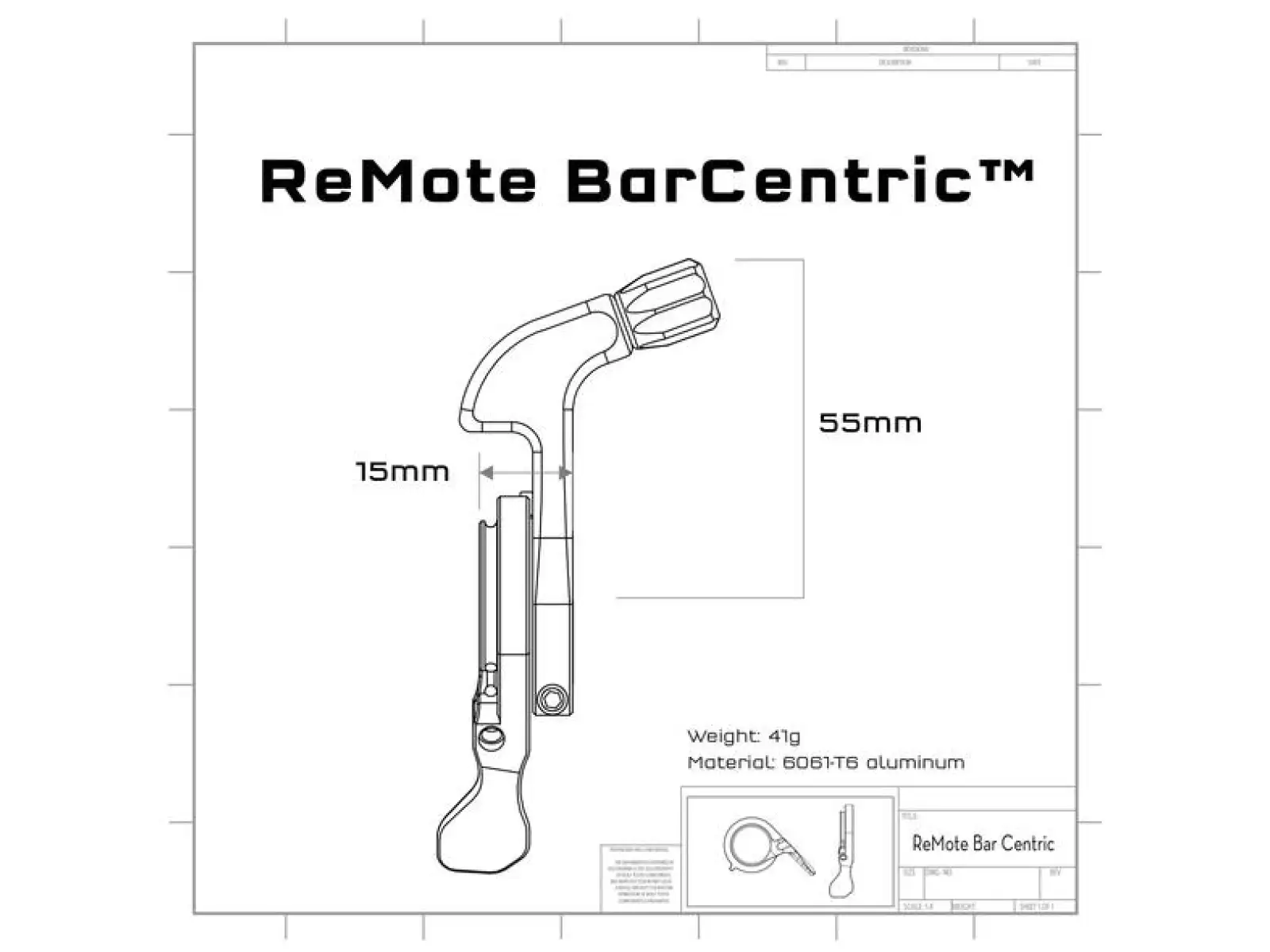 Wolf Tooth Remote BarCentric Sattelstützenhebel