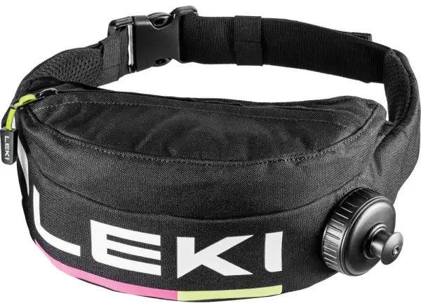 Leki Drinkbelt Thermo Junior Kinderbauchtasche Compact Schwarz/Neon Pink/Neon Gelb