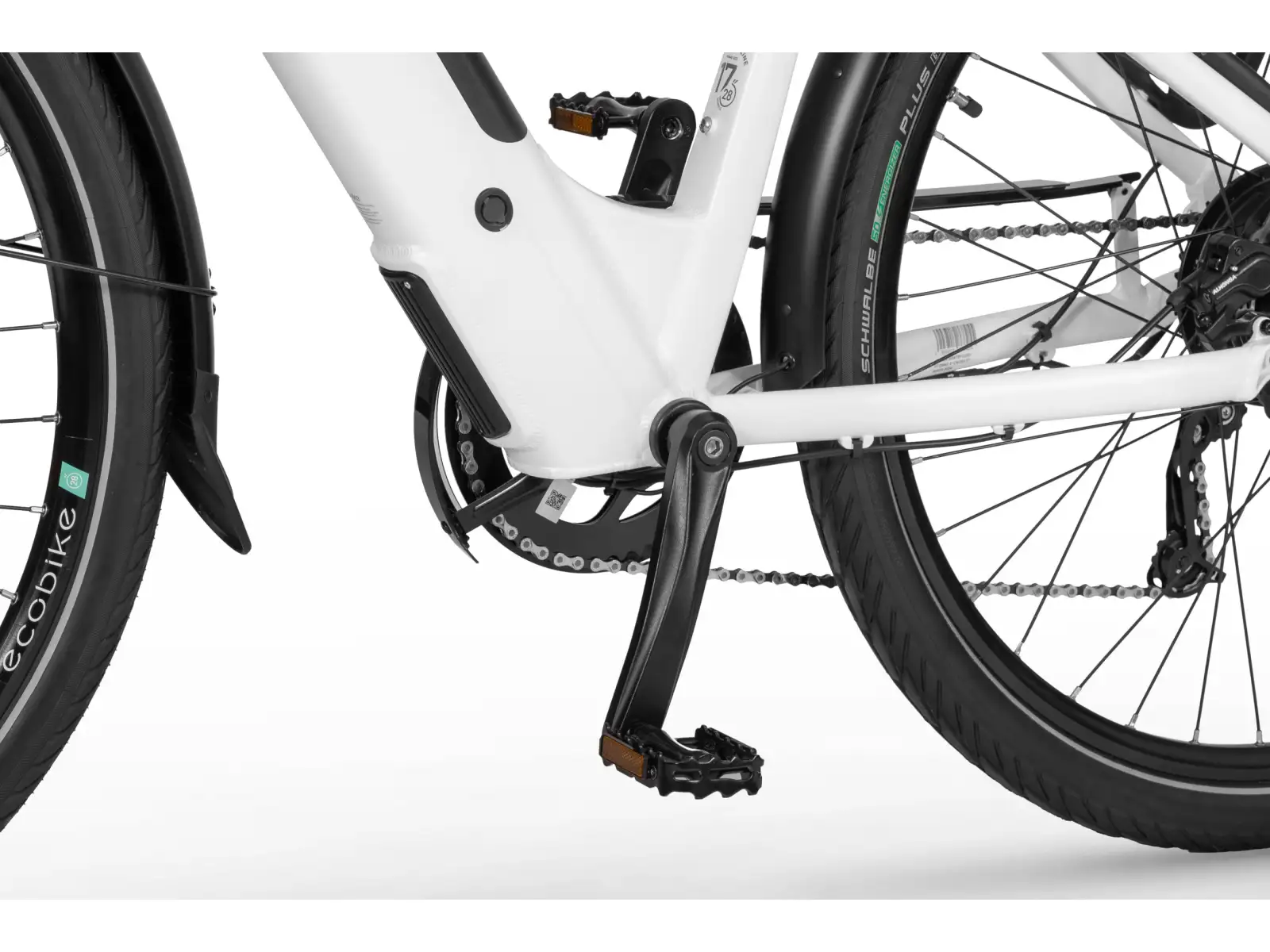 Ecobike X-Cross 504 Wh weiß Trekking Elektrofahrrad