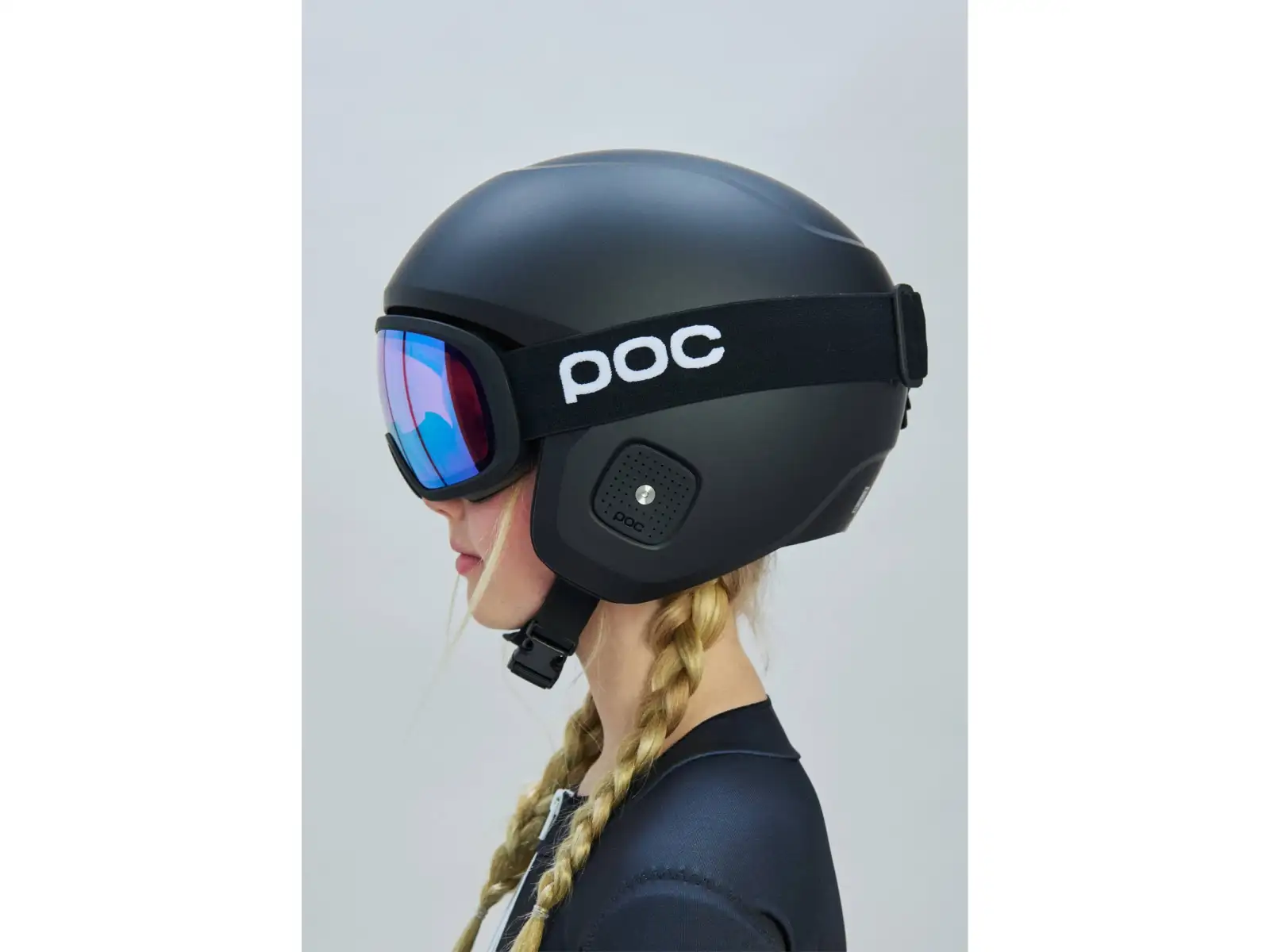 POC Skull Dura Jr Skihelm Uranium Black Matt