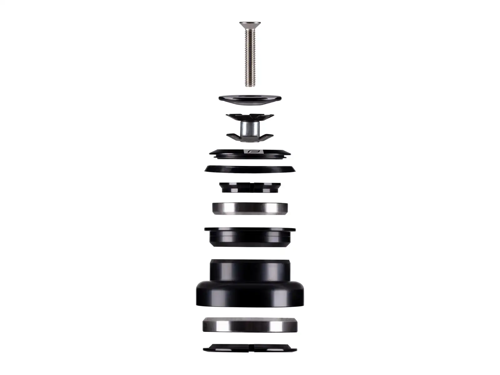 Force Ahead 1 1/8" semi-integriertes Steuersatz Tapered Schwarz