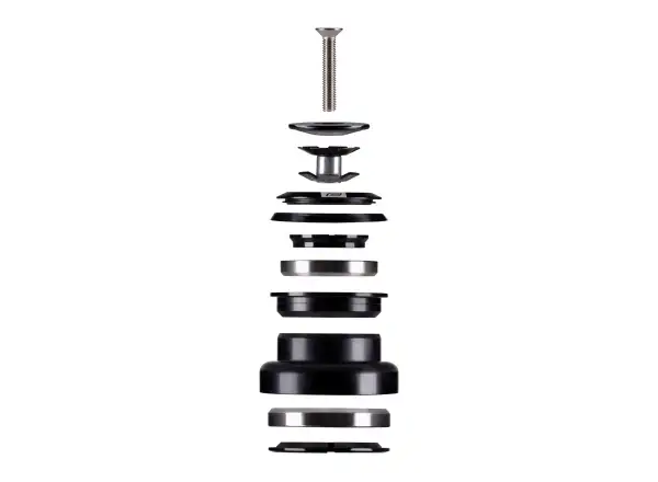 Force Ahead 1 1/8" semi-integriertes Steuersatz Tapered Schwarz