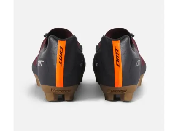 DMT GK1 Gravel Herren-Fahrradschuhe Schwarz/Bordeaux