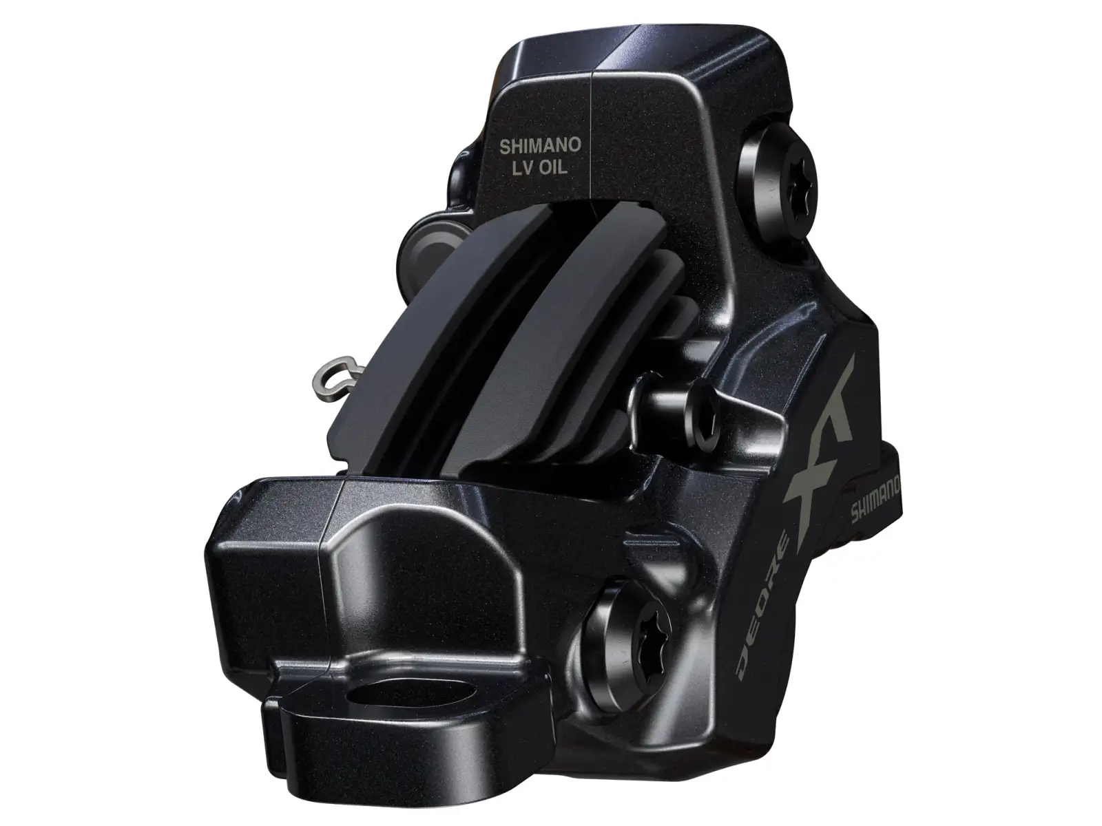 Shimano Deore XT BR-M8220+BL-M8200 Scheibenbremse vorne Beläge metallisch mit Kühler