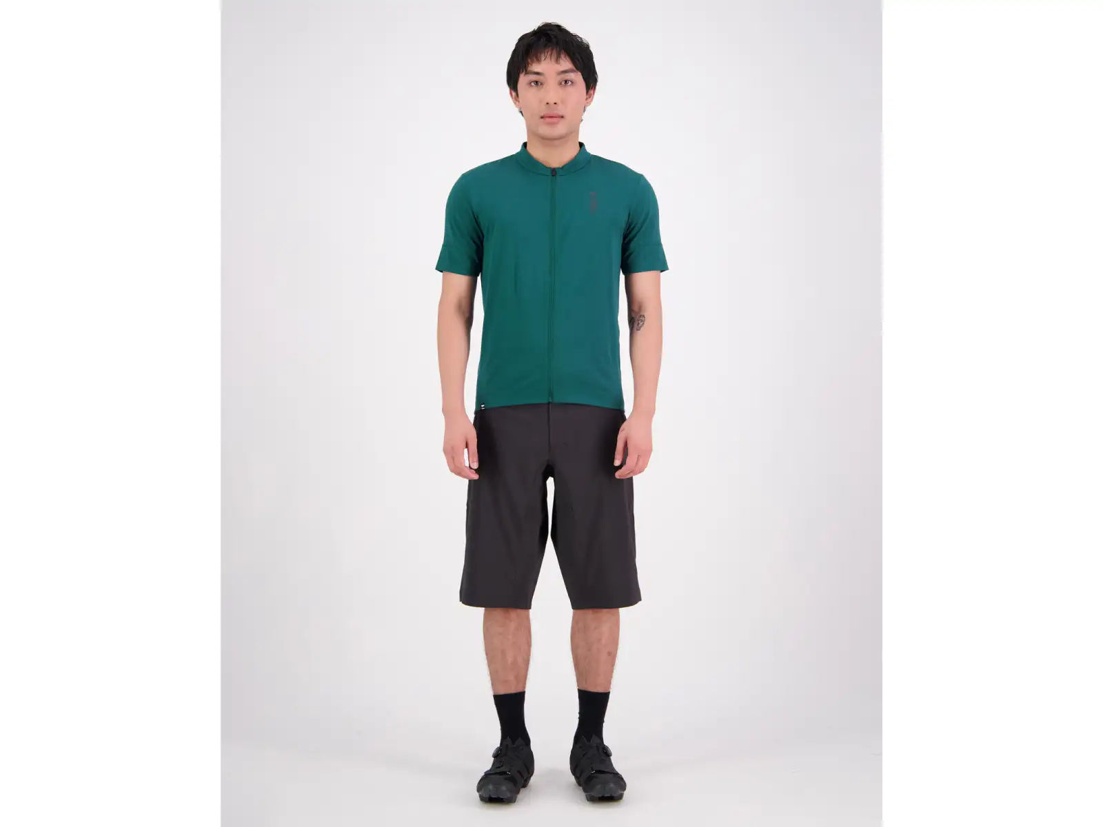 Mons Royale Roam Cargo Merino Shift Herren T-Shirt mit kurzen Ärmeln Evergreen
