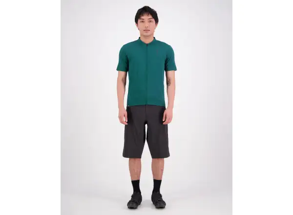 Mons Royale Roam Cargo Merino Shift Herren T-Shirt mit kurzen Ärmeln Evergreen