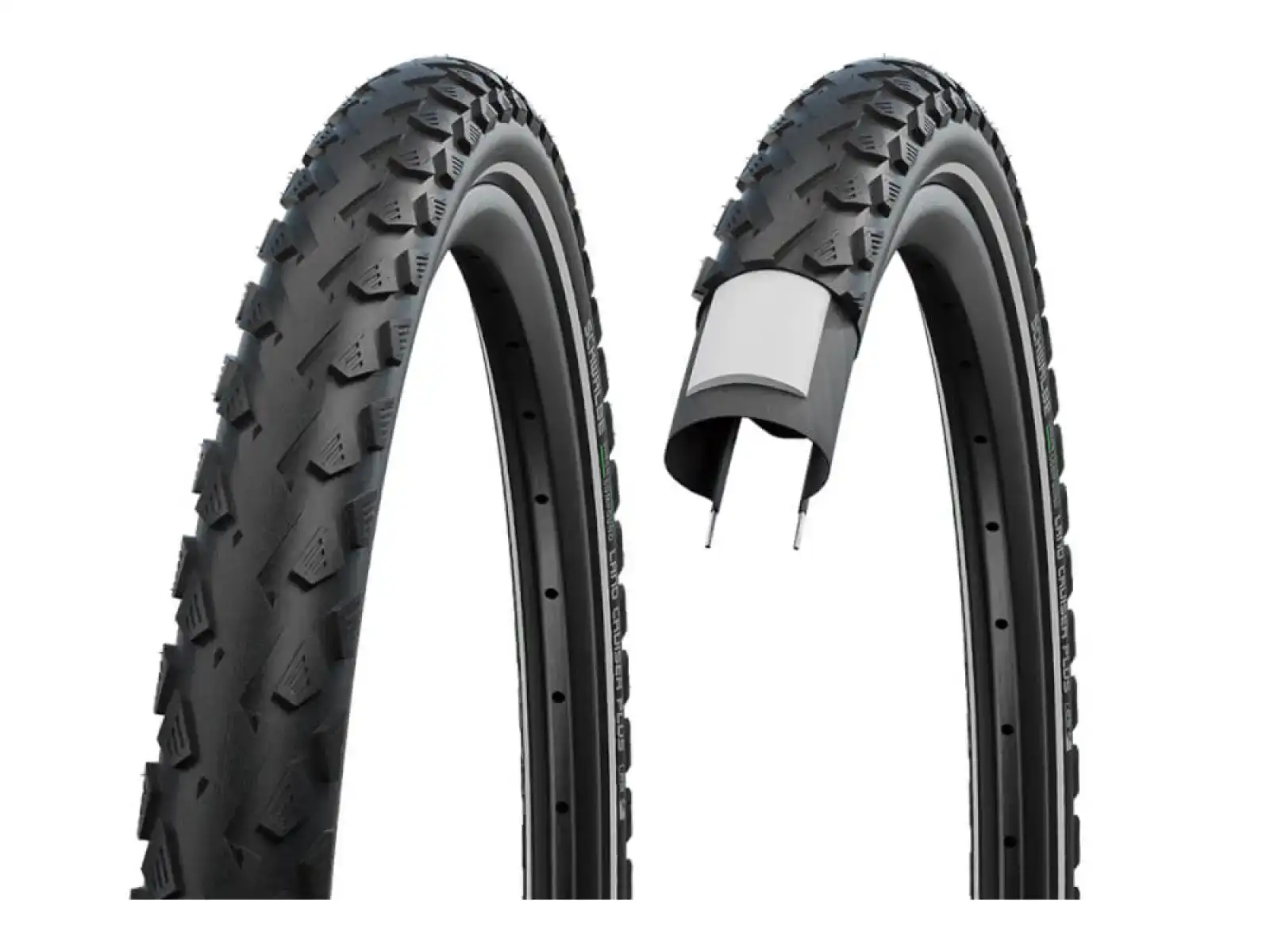 Schwalbe Land Cruiser Plus E25 Trekkingreifen Draht Reflex 47-622 - vom Fahrrad abmontiert