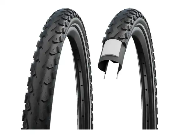 Schwalbe Land Cruiser Plus E25 Trekkingreifen Draht Reflex 47-622 - vom Fahrrad abmontiert