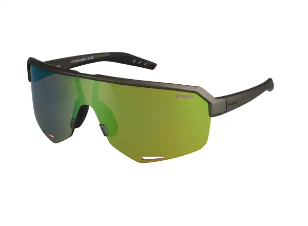 R2 Fluke Sonnenbrille grüngrau/braun/grünes Chrom