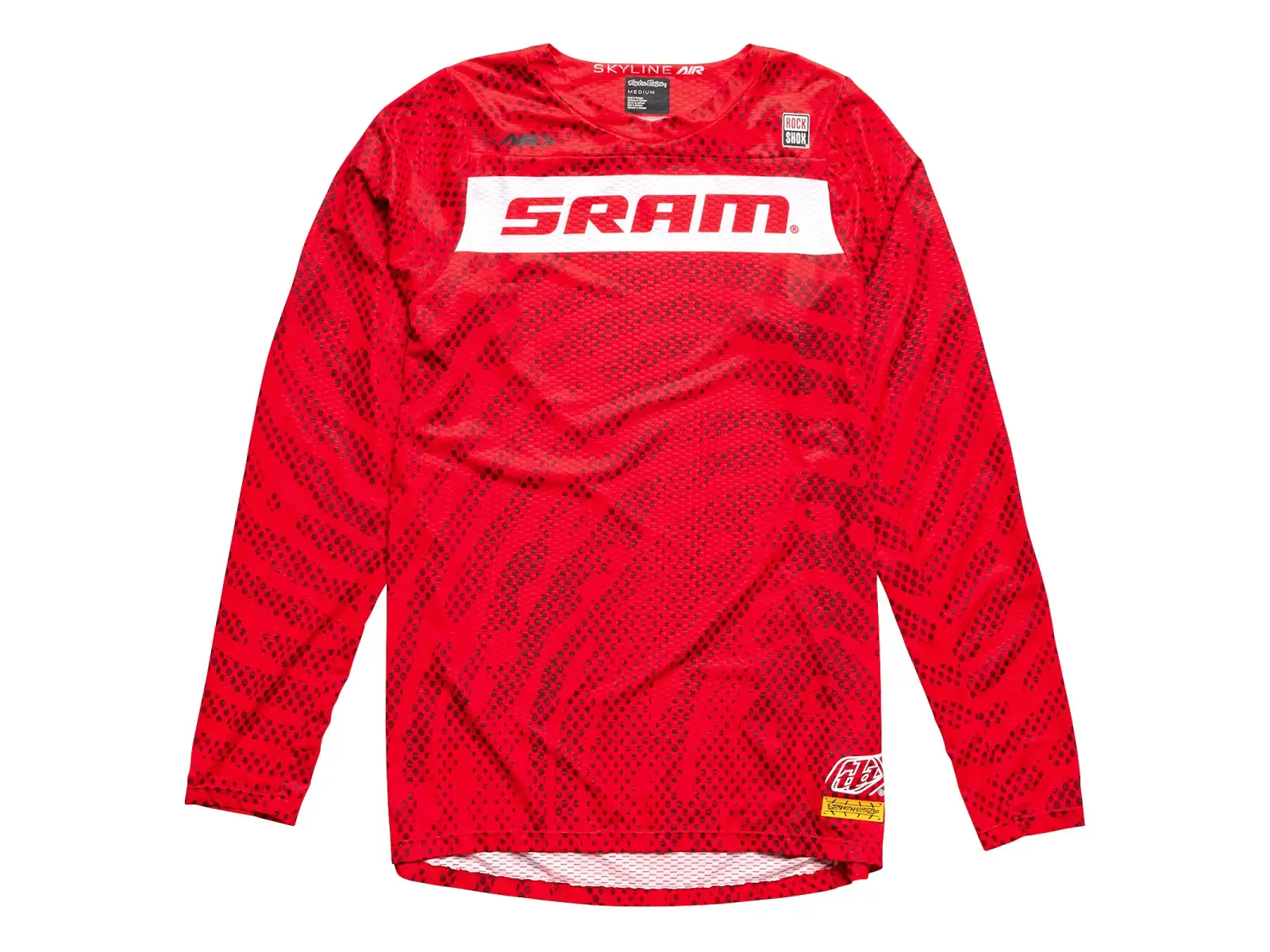Troy Lee Designs Skyline Air SRAM Herrentrikot Langarm Fiery Red