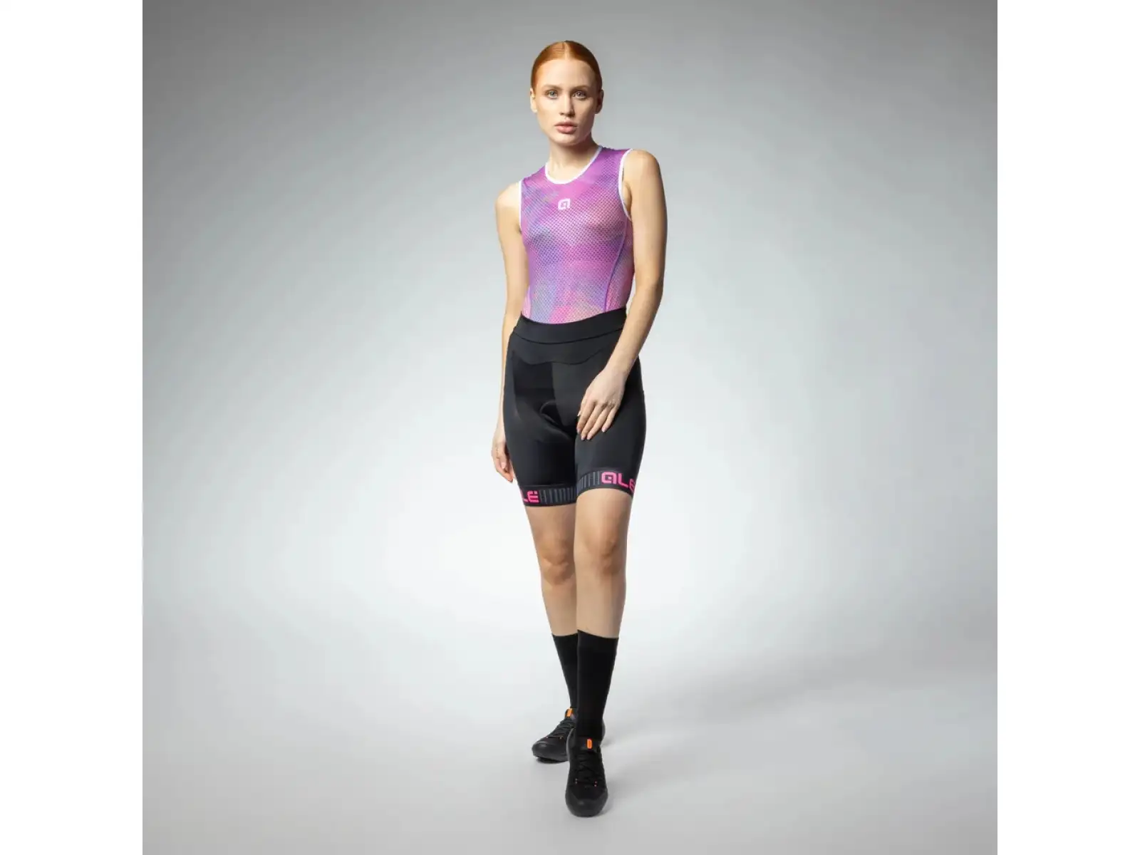 Alé Pragma Traguardo 2.0 Damen-Shorts Fluo Pink