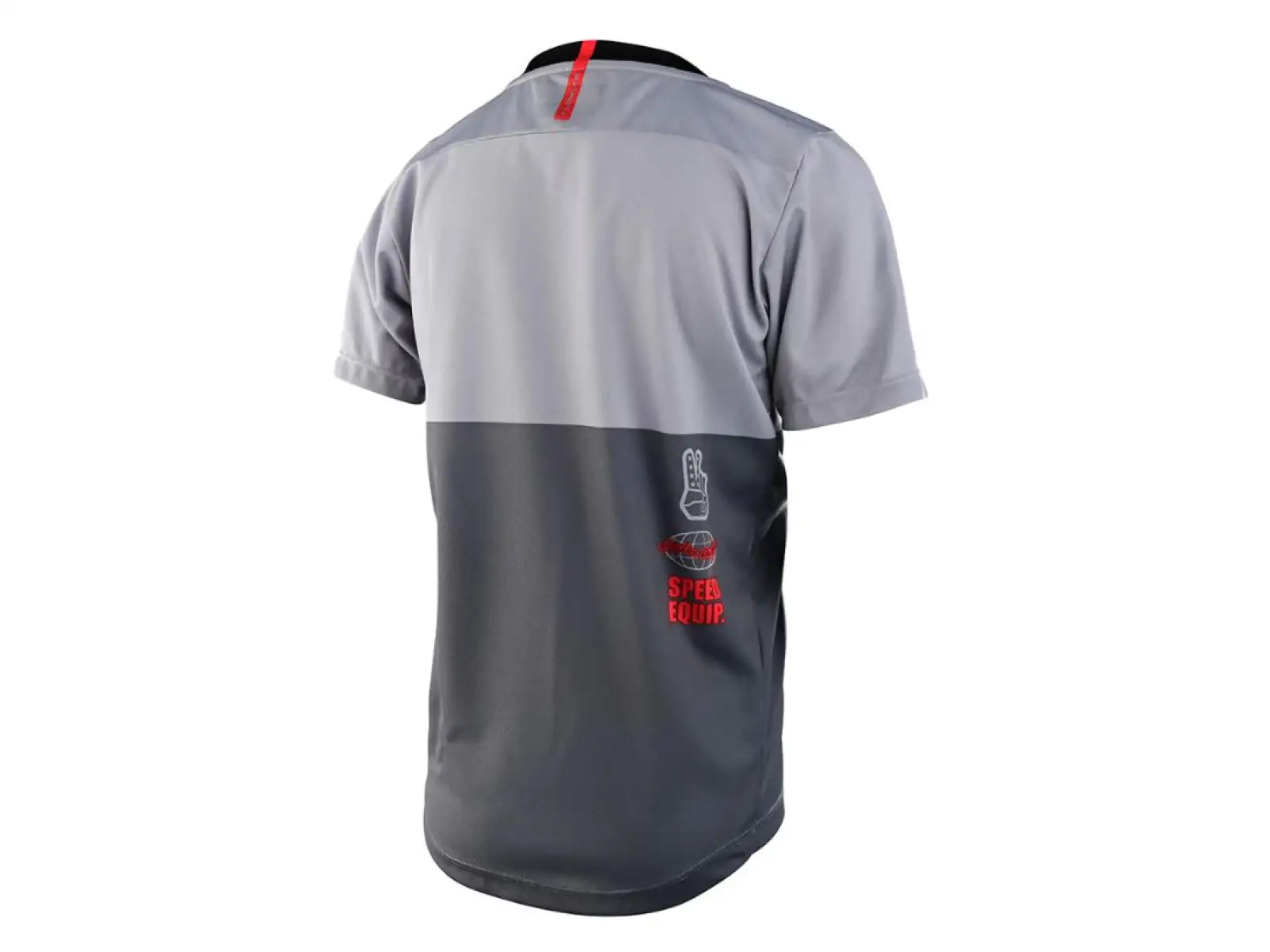 Troy Lee Designs Flowline Kinder T-Shirt kurzarm Scripter Grau