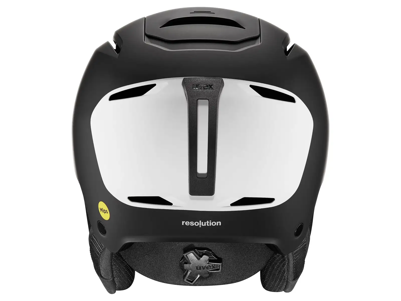 Uvex Resolution Mips Skihelm Black/White Matt