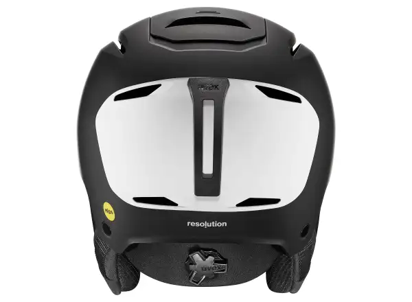Uvex Resolution Mips Skihelm Black/White Matt